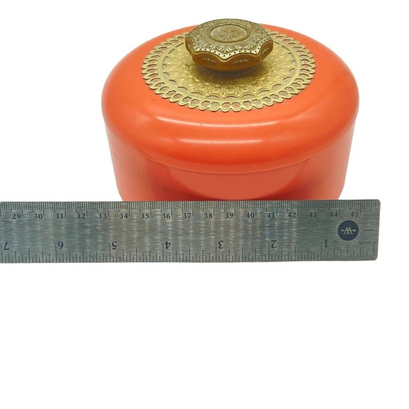 Vintage‎ Avon Unforgettable Beauty Dust Powder Box Hard Plastic Canister Empty - Picture 6 of 7